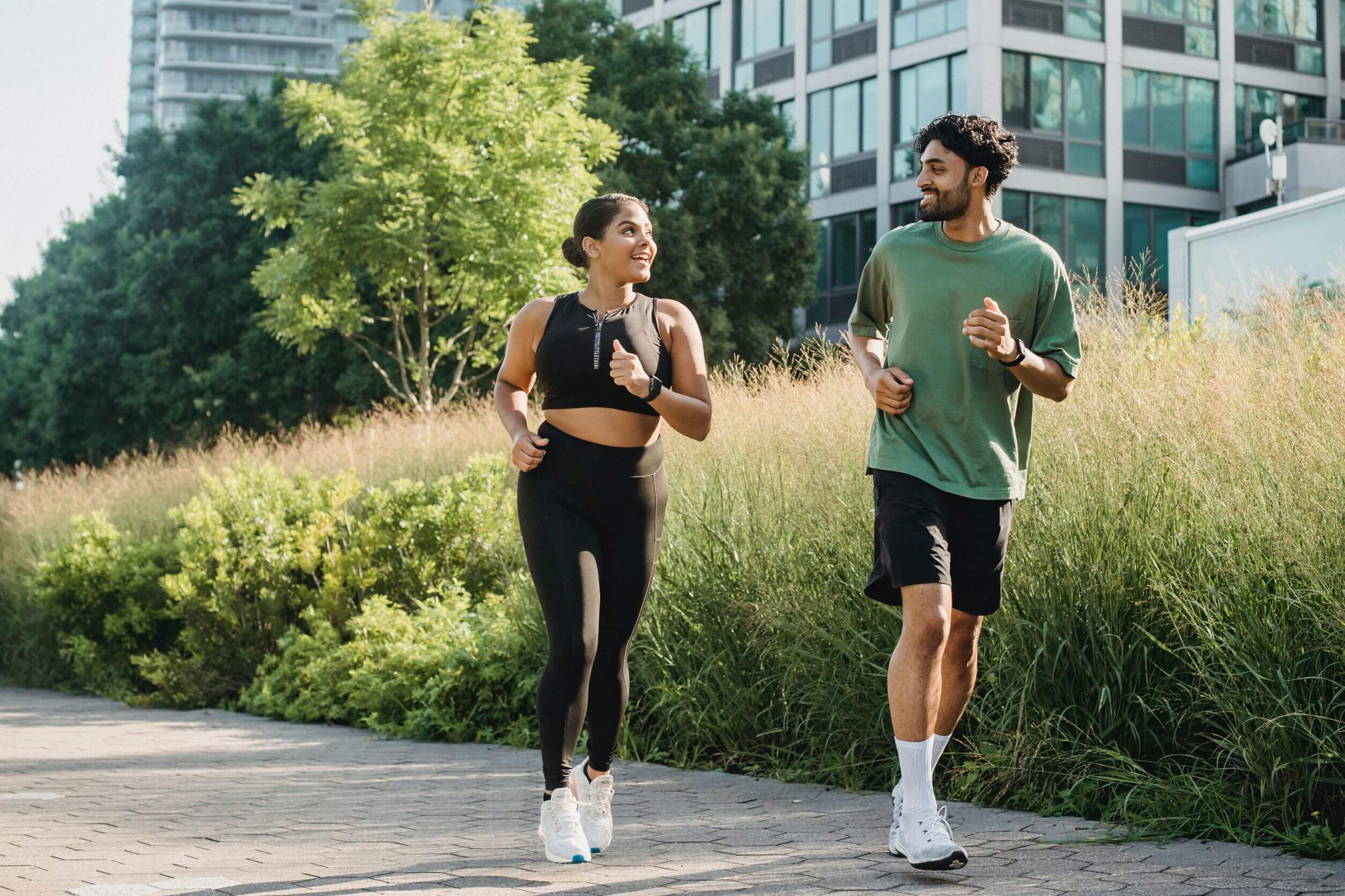 running